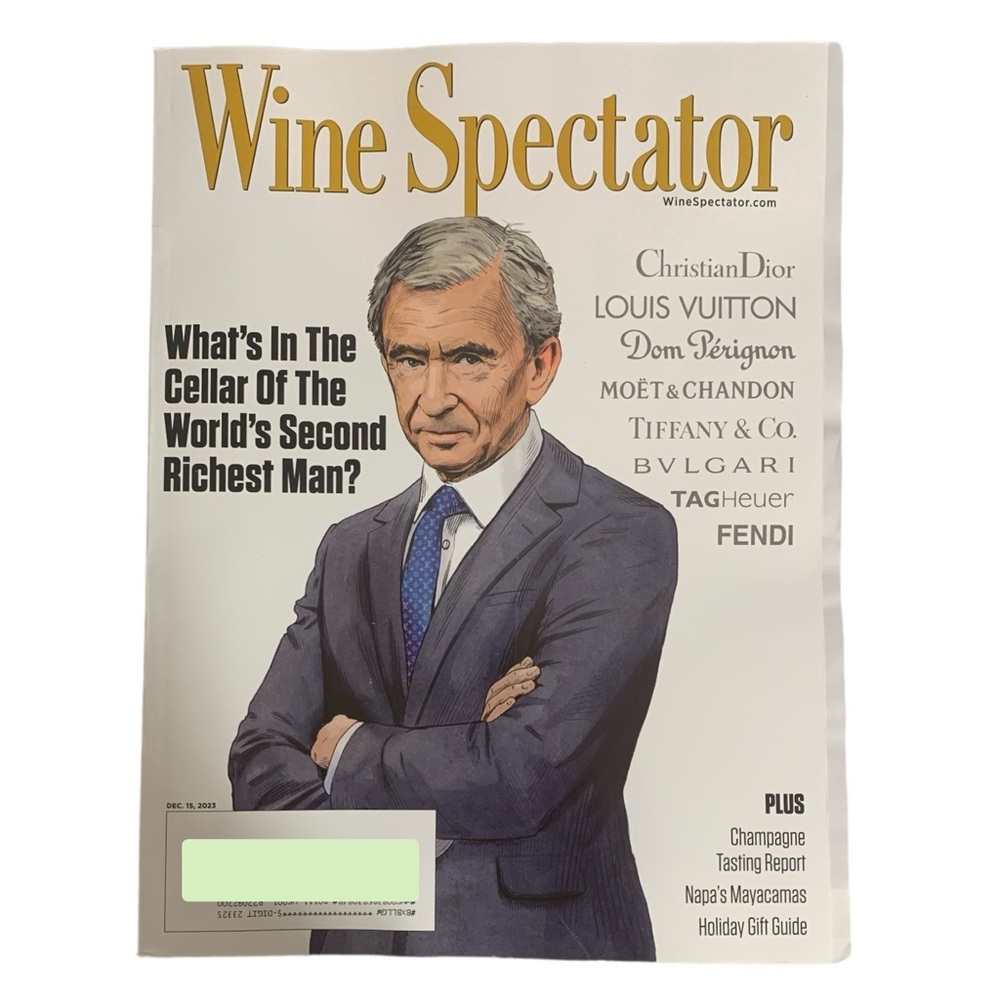 Wine Spectator Magazine December 15 2023 What Is In The Cellar 2nd Richest Man